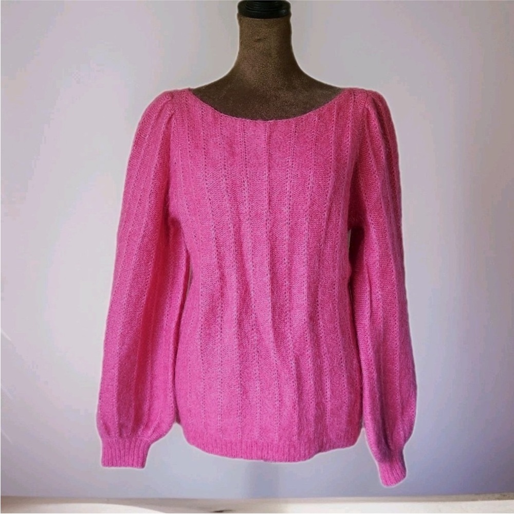 Sezane Sweater Size M Pink Wool Mohair Balloon Sleeve Knit Jumper
Pullover - Picture 2 of 9